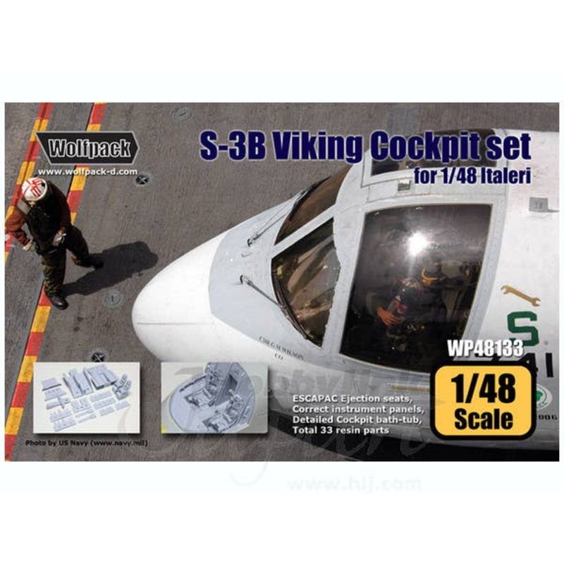 1/48 S-3B Viking Cockpit Set with Ejection Seats (for Italeri)
