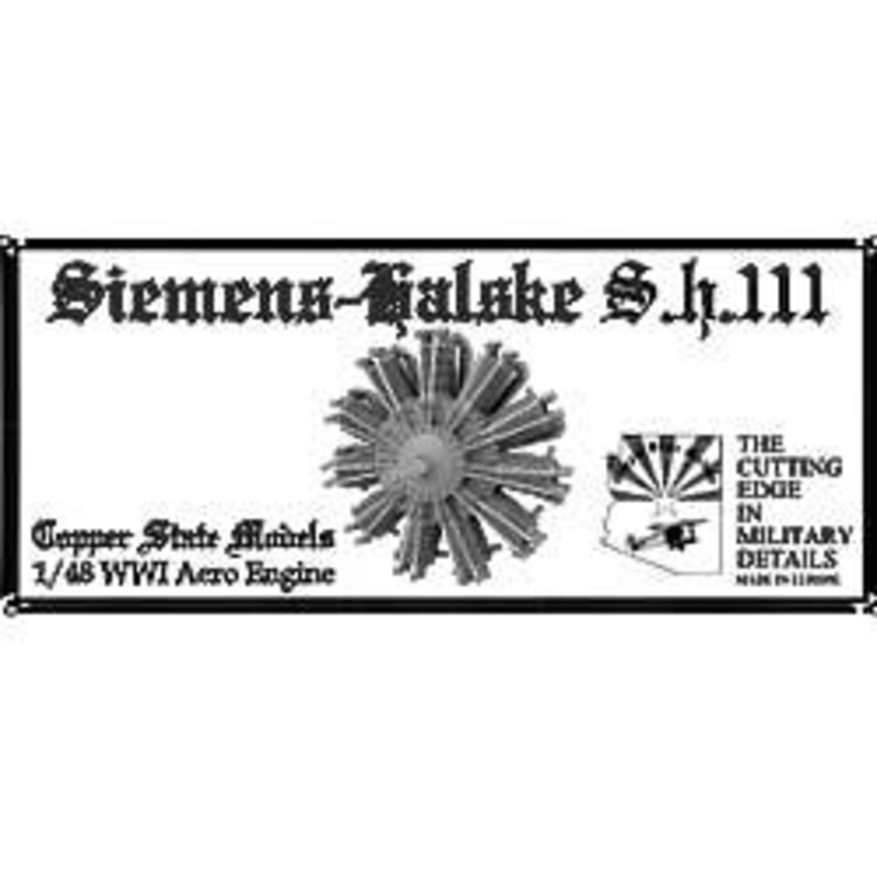 1/48 Siemens-Halske S.h.III 160 HP Engine