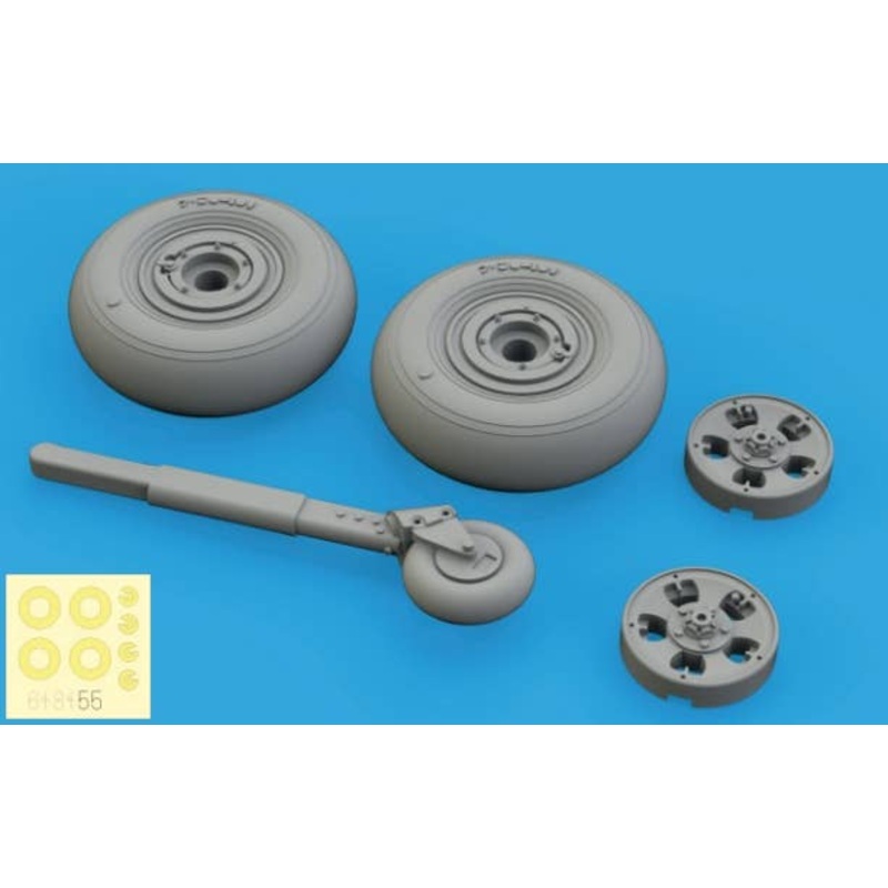 1/48 Spitfire Mk.I Wheels (for Tamiya)
