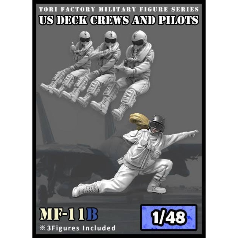 1/48 US Deck Crews and Pilots (4pcs)