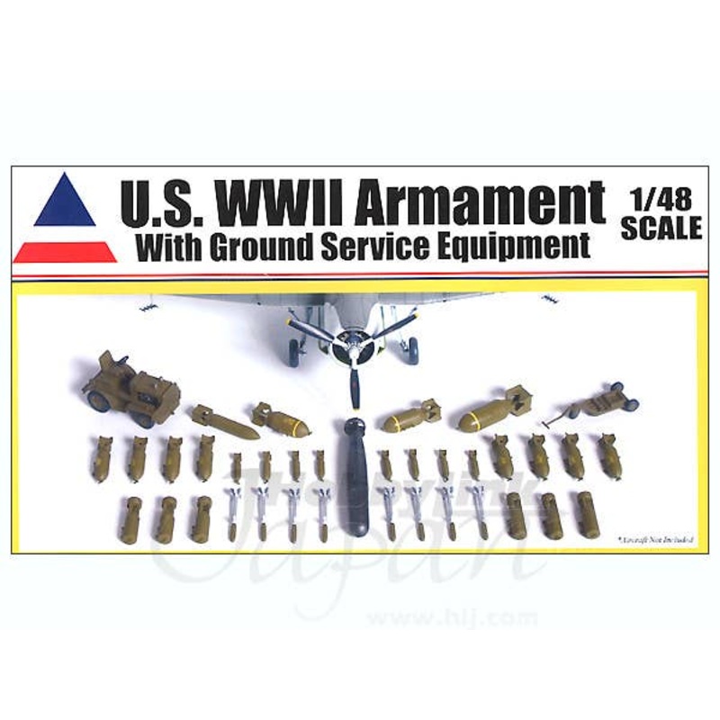 1/48 US WWII Armament with Ground Service Equipment