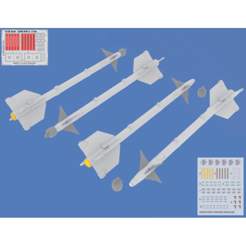 1/48 AIM-9M/ L Sidewinder