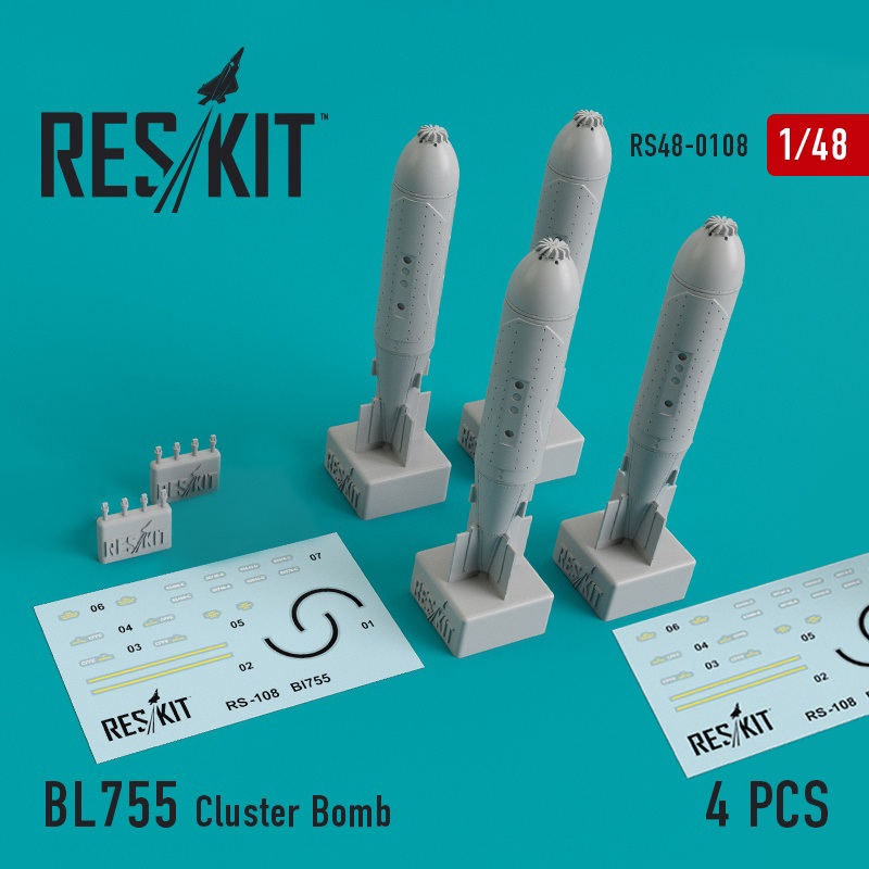 1/48 BL755 Cluster Bomb (4pcs)