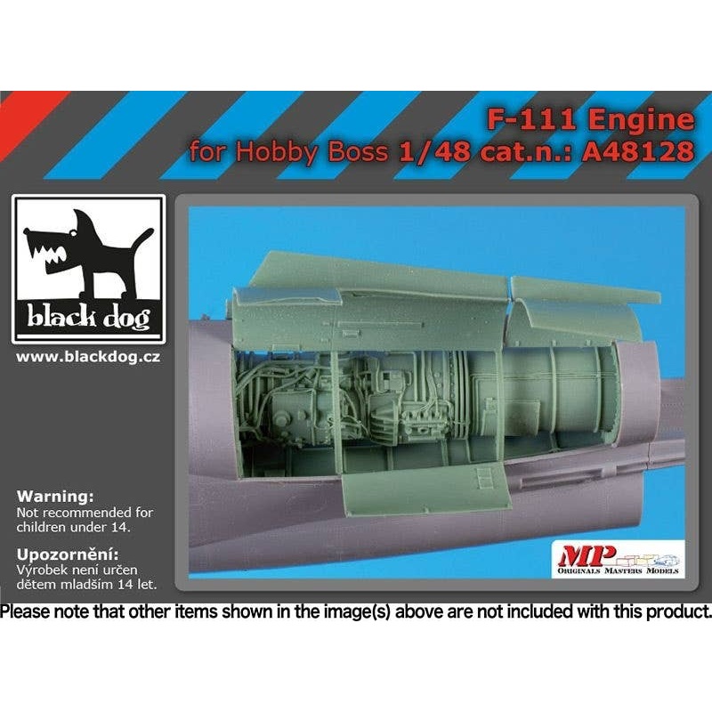 1/48 Engine For F-111 (Left Side) (for Hobby Boss)