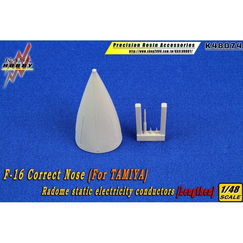 1/48 F-16 Correct Nose Static Electricity Conductors (Lengthen) For Tamiya
