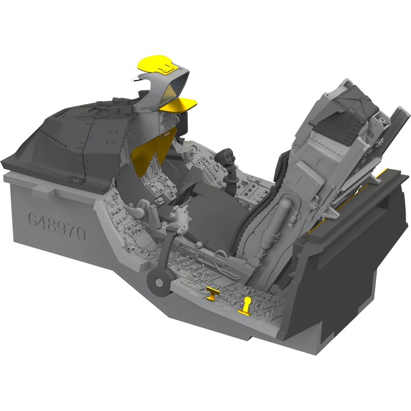 1/48 F-16C Block 42 until 2005 cockpit (for Kinetic)