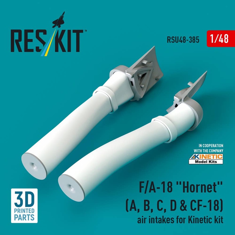 1/48 F/A-18 Hornet (A, B, C, D & CF-18) air intakes for Kinetic kit
