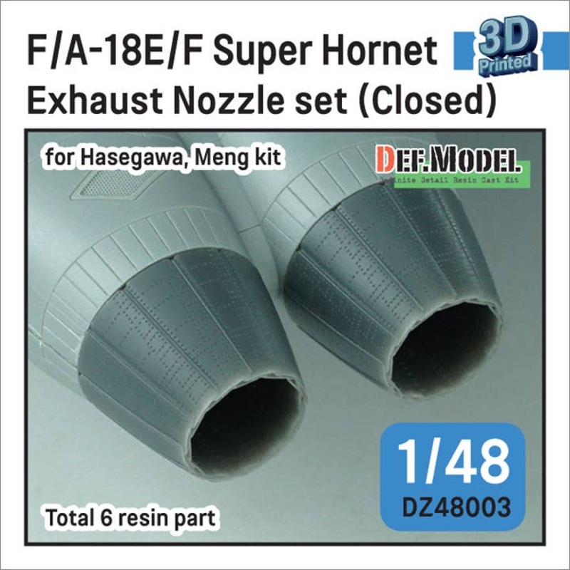 1/48 F/A-18E/F Super Hornet Exhaust Nozzle set (Closed) for Hasegawa, Meng