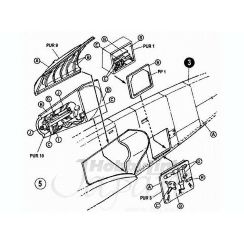 1/48 Henschel Hs-129B Armament Set for Hasegawa