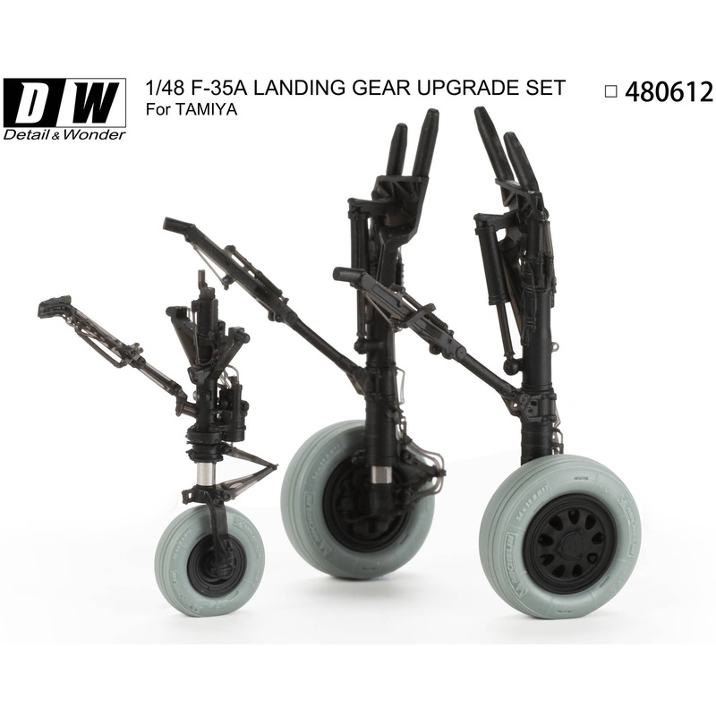 1/48 Highly Detailed 3D Printed Landing Gears for TAMIYA F-35A Kit