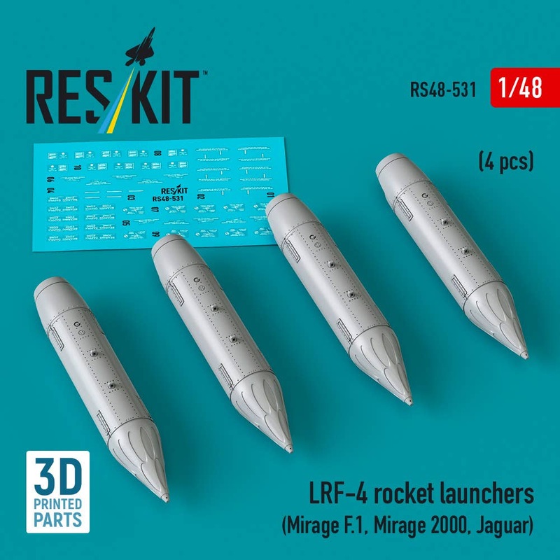 1/48 LRF-4 rocket launchers (4 pcs) (3D Printed)