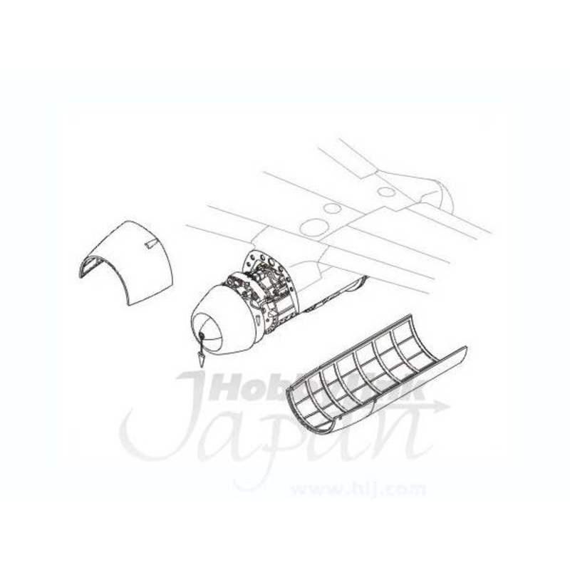 1/48 Me262A/B Engine Set for Revell Jumo-004