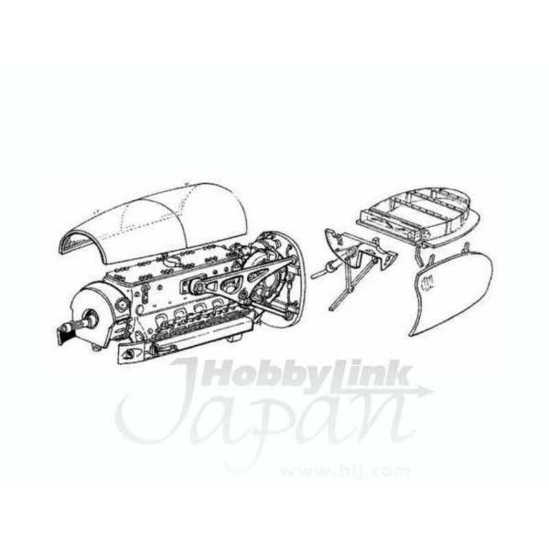 1/48 Me410 Engine Set for Revell/Monogram