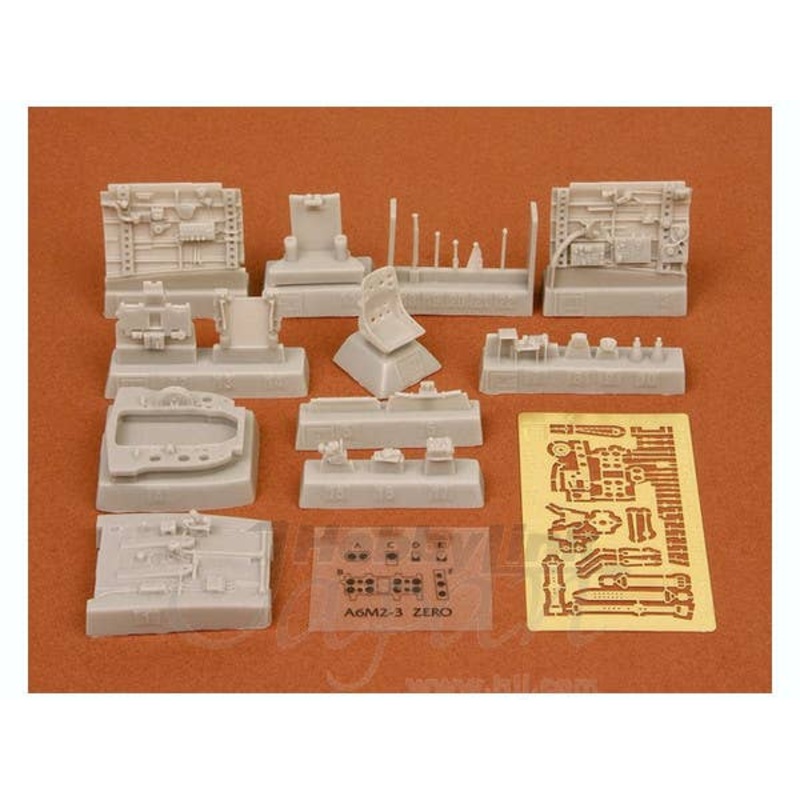 1/48 Mitsubishi A6M2 Zero Cockpit Set (for Hasegawa)