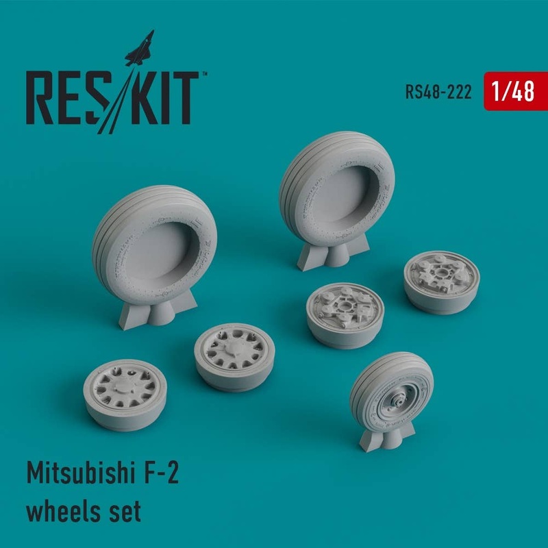 1/48 Mitsubishi F-2 Wheels Set