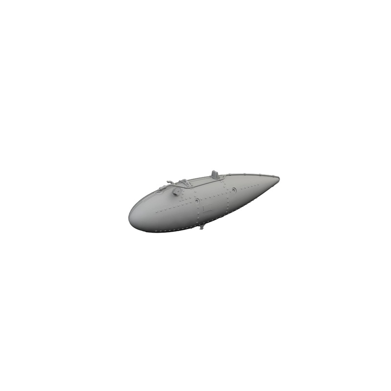 1/48 P-40 52gal drop tank PRINT