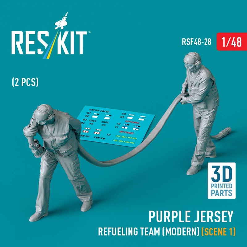 1/48 Purple jersey refueling team (modern) (scene 1) (2 pcs)
