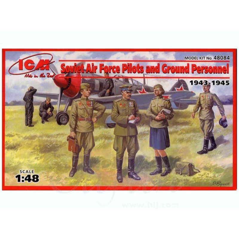 1/48 Soviet Air Force Pilots and Ground Personnel 1943-1945