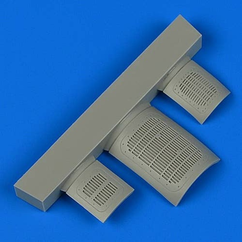 1/48 Su-34 Fullback Tail Cooling Grilles (for Kitty Hawk Model)