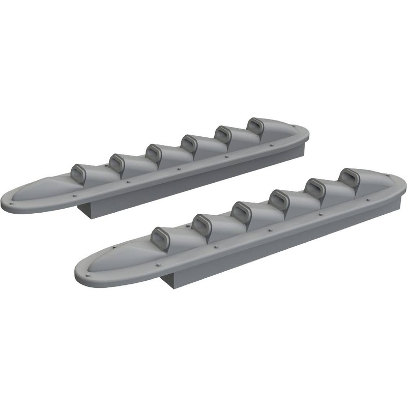 1/48 Typhoon Mk.I Exhaust Stacks w/ Fairing (for EDUARD/HASEGAWA)