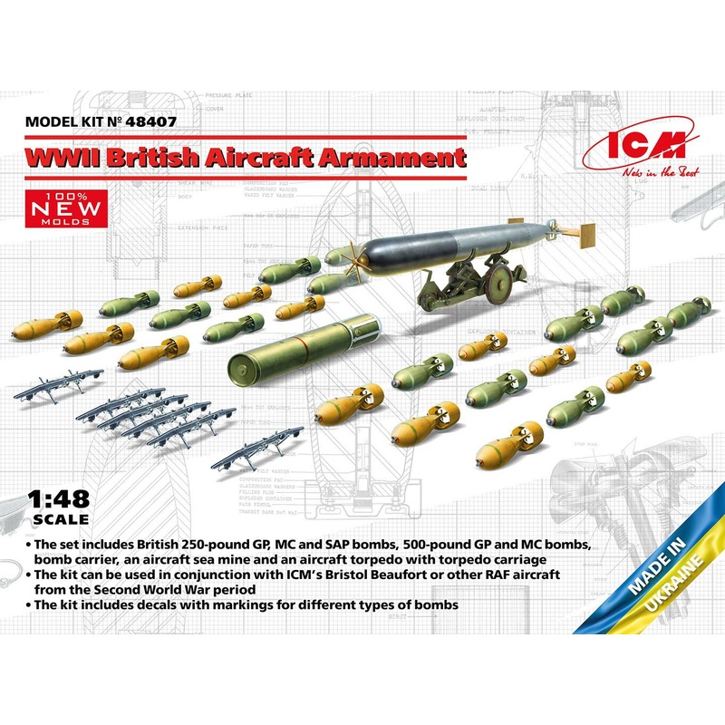 1/48 WW.II British Aircraft Armament Set