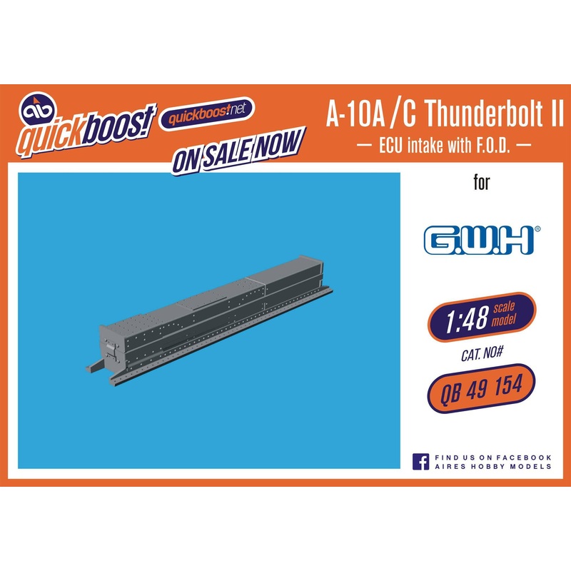 1/48 A-10A/C Thunderbolt II ECU intake with FOD (For. GWH)