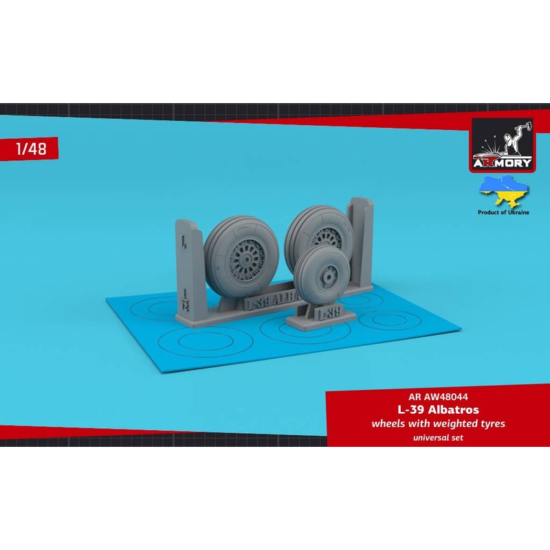 1/48 AERO L-39 Albatros wheels w/ weighted tyres