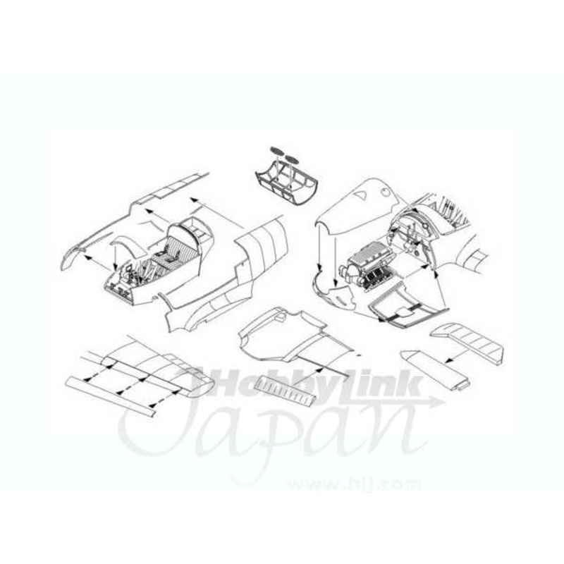 1/48 Bf 108 Taifun Detail Set (for Eduard)