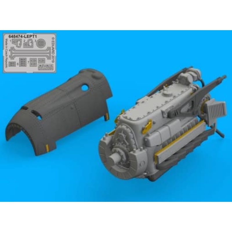 1/48 Bf 109E Engine (for Eduard)