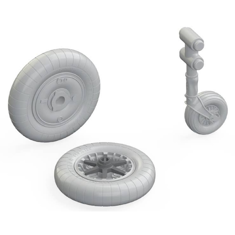 1/48 Bf 109F-4 Wheels (for Eduard)