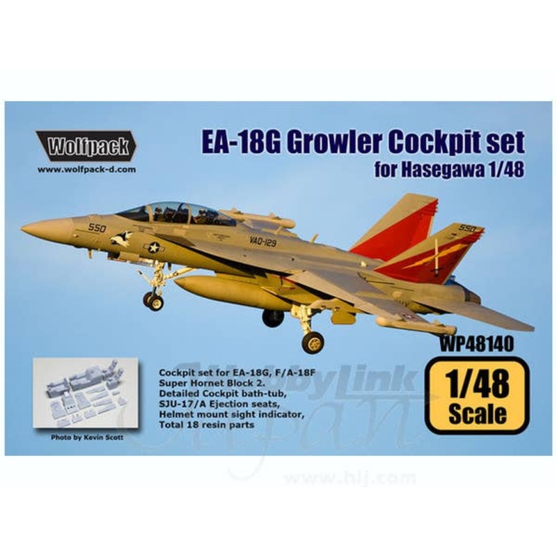 1/48 EA-18G Growler Cockpit Set (for Hasegawa)