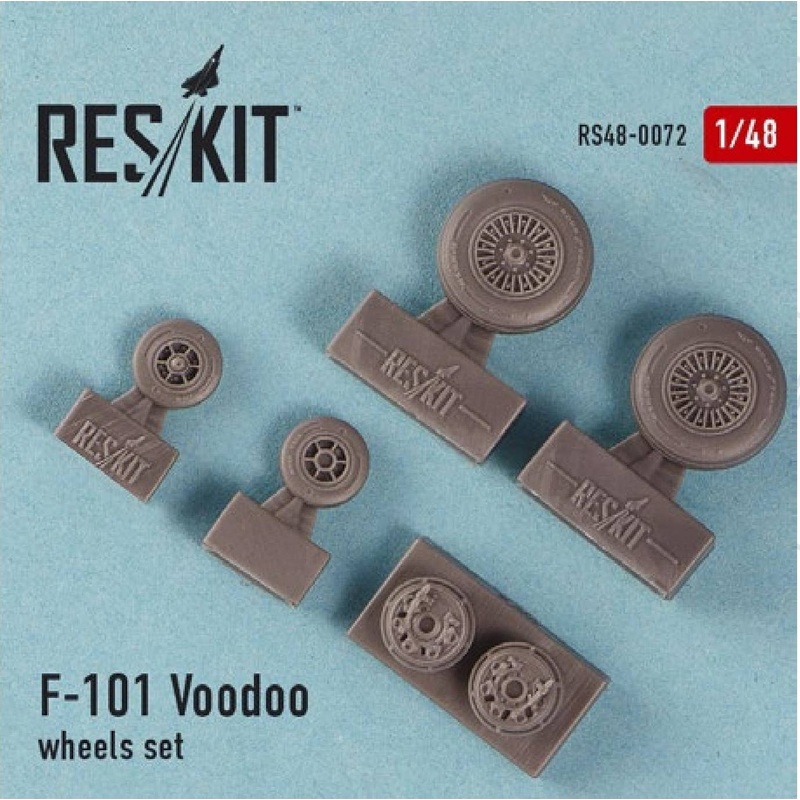 1/48 F-101B Voodoo Wheel Set (for Revell)