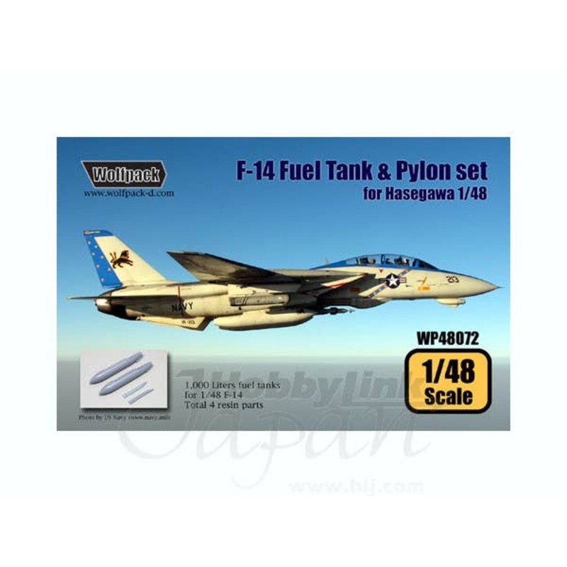 1/48 F-14 Fuel Tank & Pylon Set 1000 Liter Late Production Type