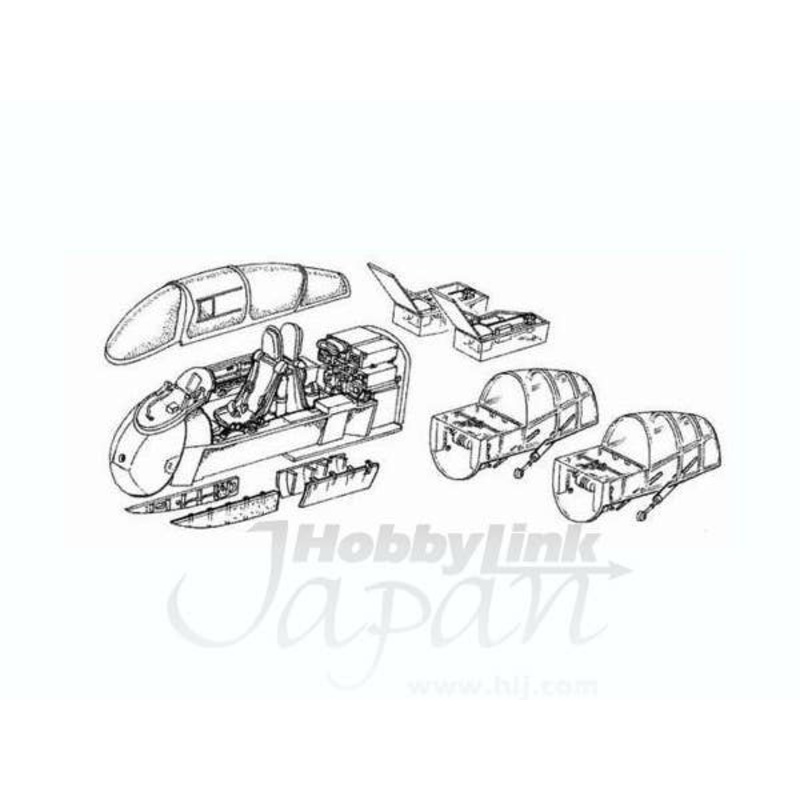 1/48 Heinkel He219 Interior Set for Tamiya