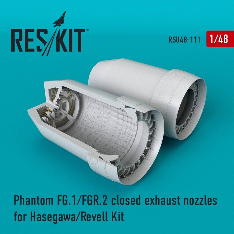 1/48 Phantom Fg.1 / Fgr.2 Exhaust Nozzles (Closed) (for Hasegawa)