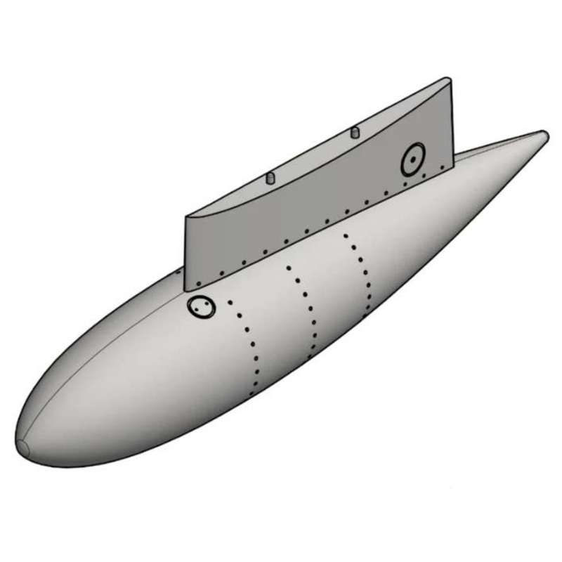 1/48 SAAB 29 Tunnan Drop Tank type 1 without fins