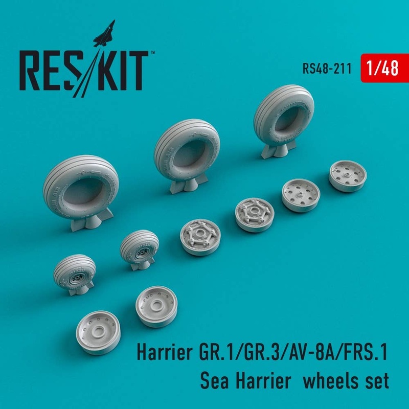 Harrier GR.1/GR.3/AV-8A/FRS.1/Sea Harrier Wheels Set