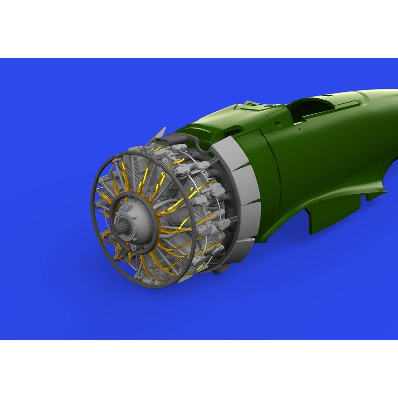 1/48 A6M2-N Rufe Engine Complete PRINT