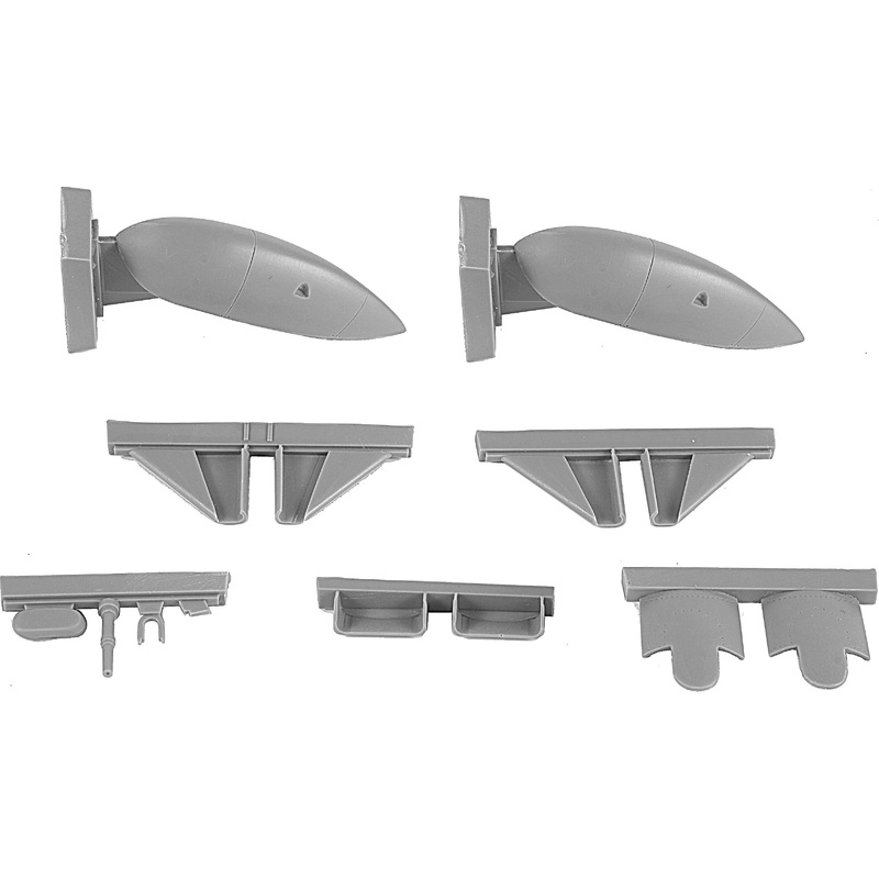 1/48 Blenheim Mk.I/II Finish AF 1st Serie Ski Undercarriage Fixed Type (for Airfix)