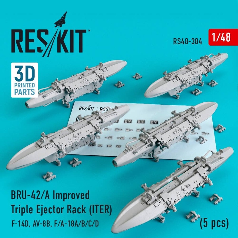 1/48 BRU-42/A Improved Triple Ejector Rack (ITER) (5 pcs) (F-14D, AV-8B, F/A-18A/B/C/D)