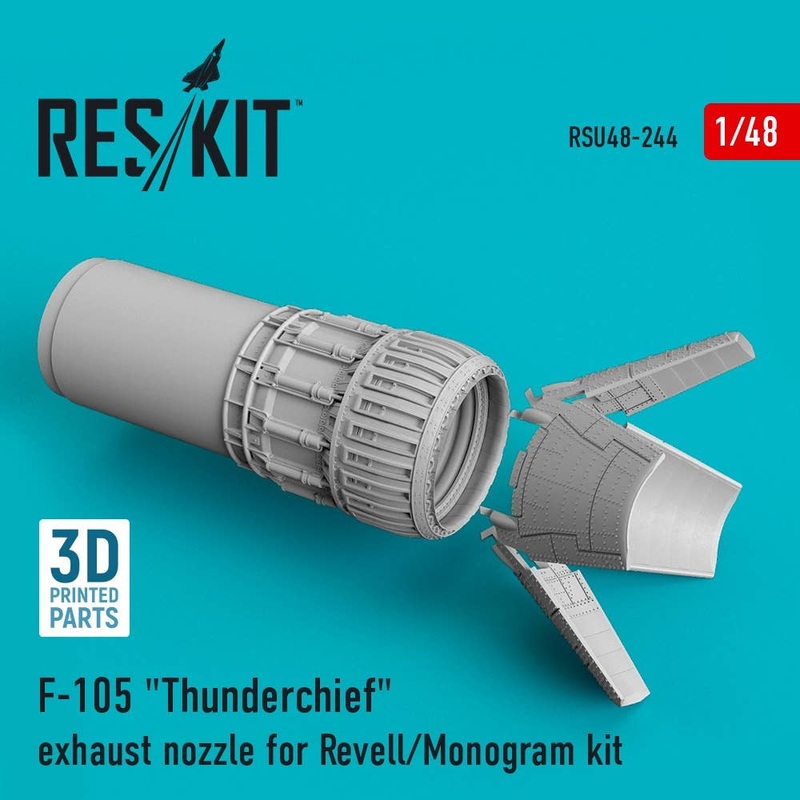 1/48 F-105 Thunderchief exhaust nozzle for Revell/Monogram kit