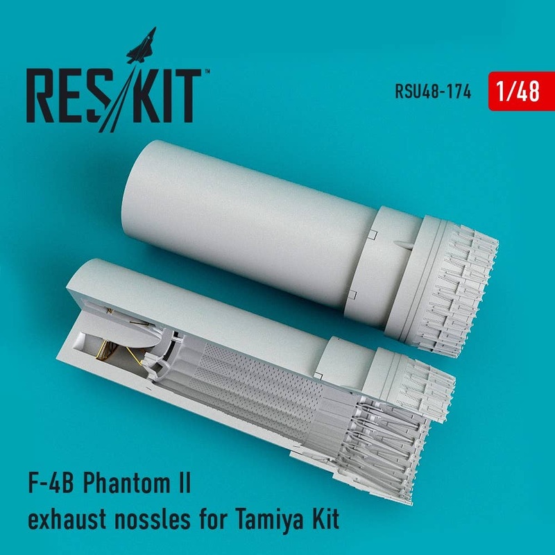 1/48 F-4B/C/D/N Phantom II exhaust nossles for Tamiya Kit