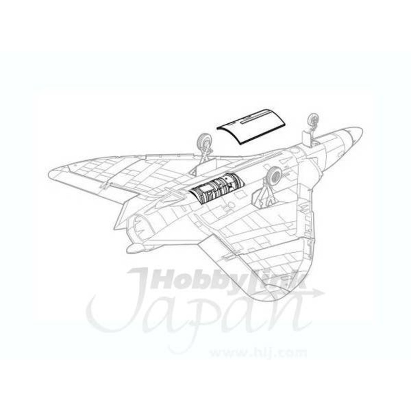 1/48 F4D1 Engine Set for Tamiya