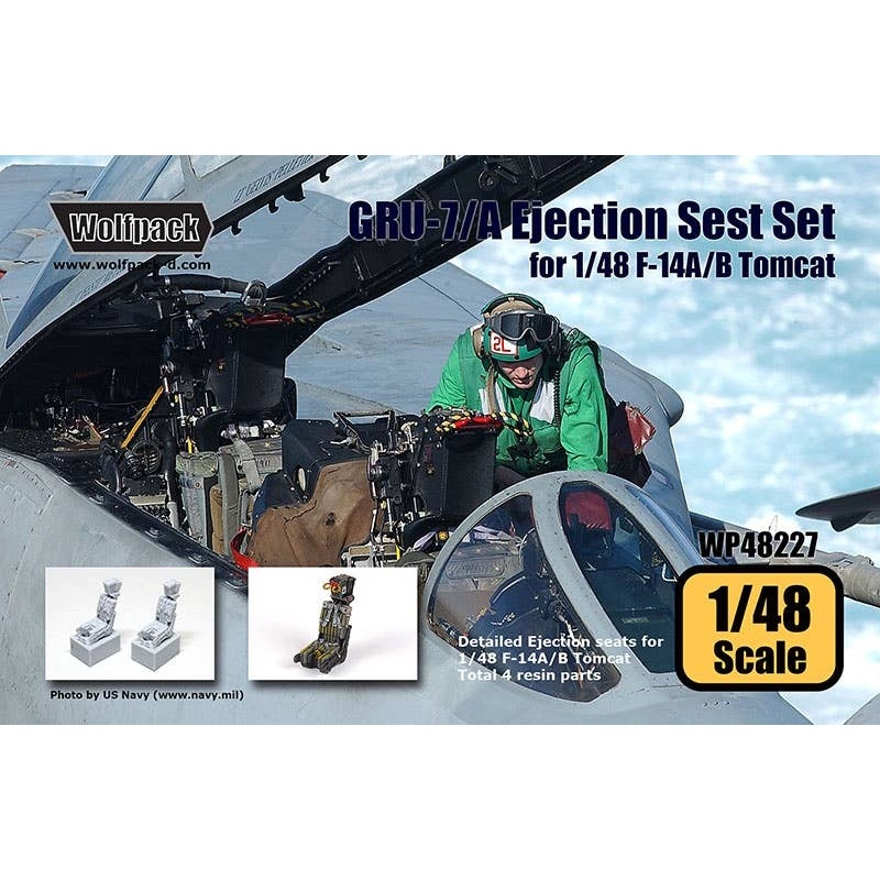 1/48 GRU-7/A Ejection Seat Set F-14 A/B for Tomcat (for Tamiya)
