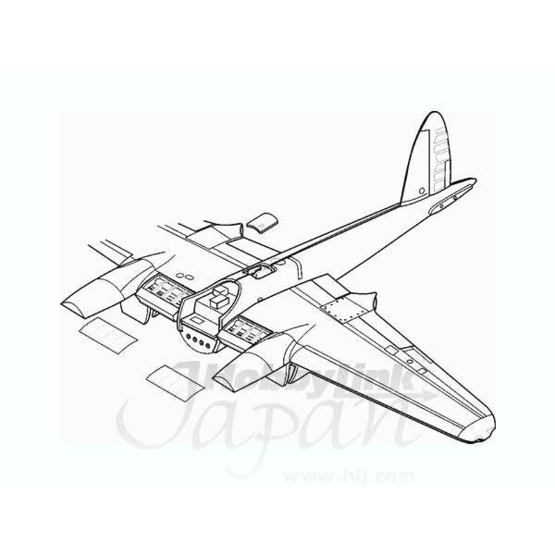 1/48 Mosquito Mk.IV/VI Exterior Set for Tamiya