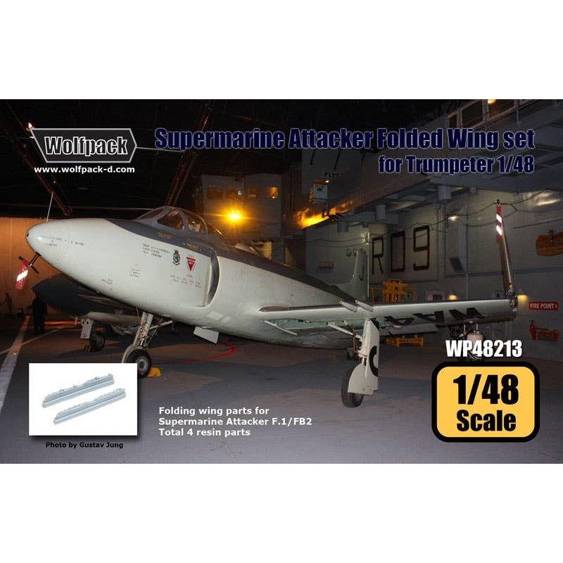 1/48 Supermarine Attacker Folded Wing Set for Trumpeter