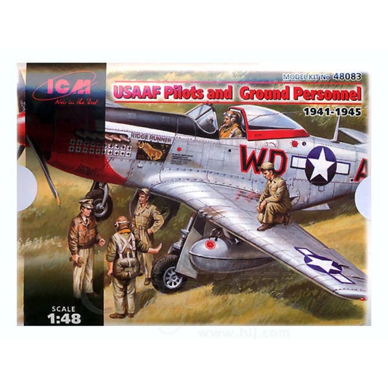 1/48 USAAF Pilots & Ground Personnel 1941-1945