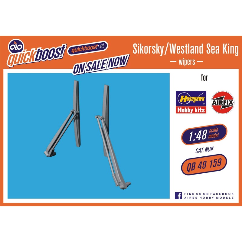 1/48 Westland Sea King wipers (For. Airfix)