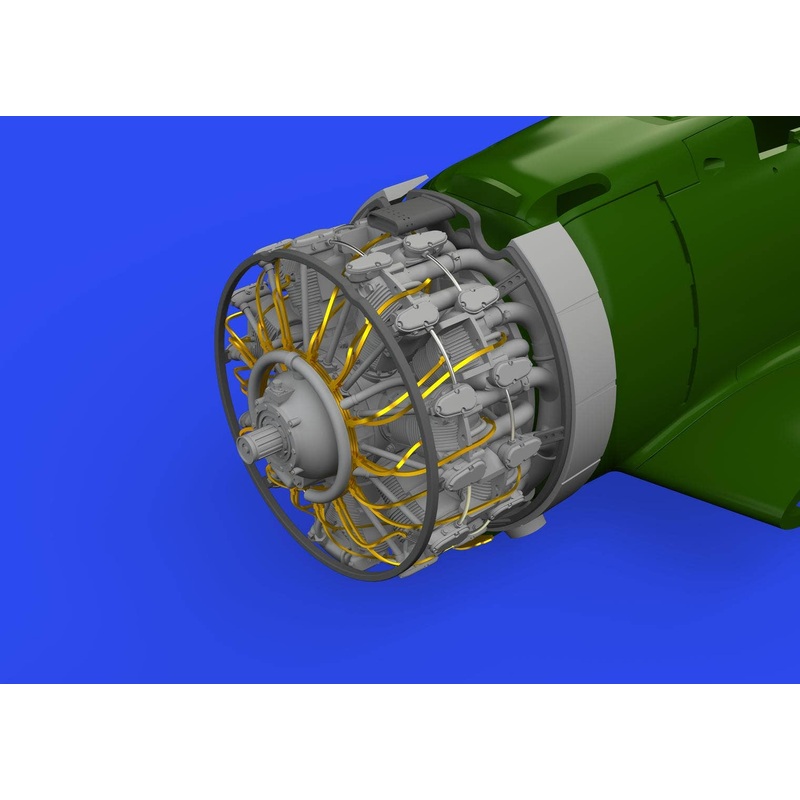 1/48 A6M2 engine complete PRINT (for EDUARD)