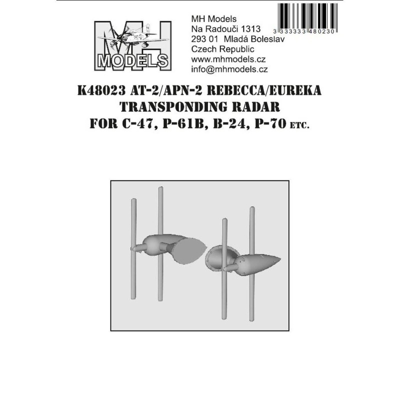 1/48 AT-2/APN-2 Rebecca/Eureka transponding radar (1 set)